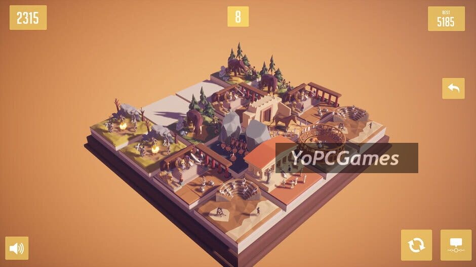 history2048: 3d puzzle number game screenshot 5