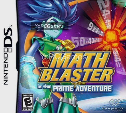 math blaster in the prime adventure poster