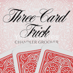 three-card trick poster