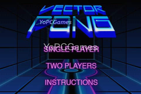 3-d vector pong for pc
