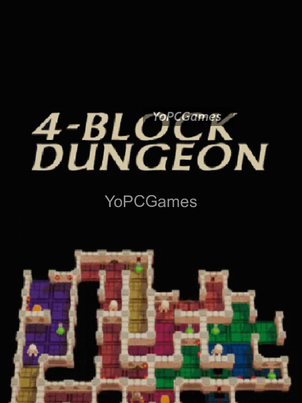 4-block dungeon poster