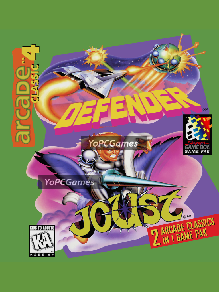 arcade classic no. 4: defender / joust pc
