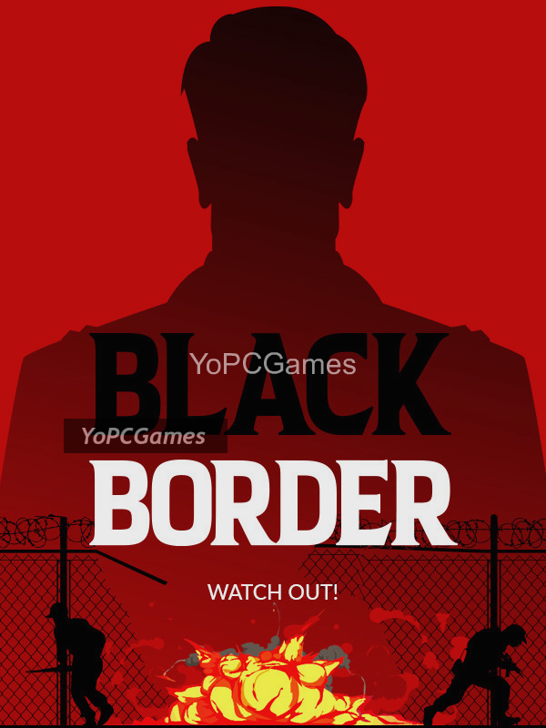 black border poster