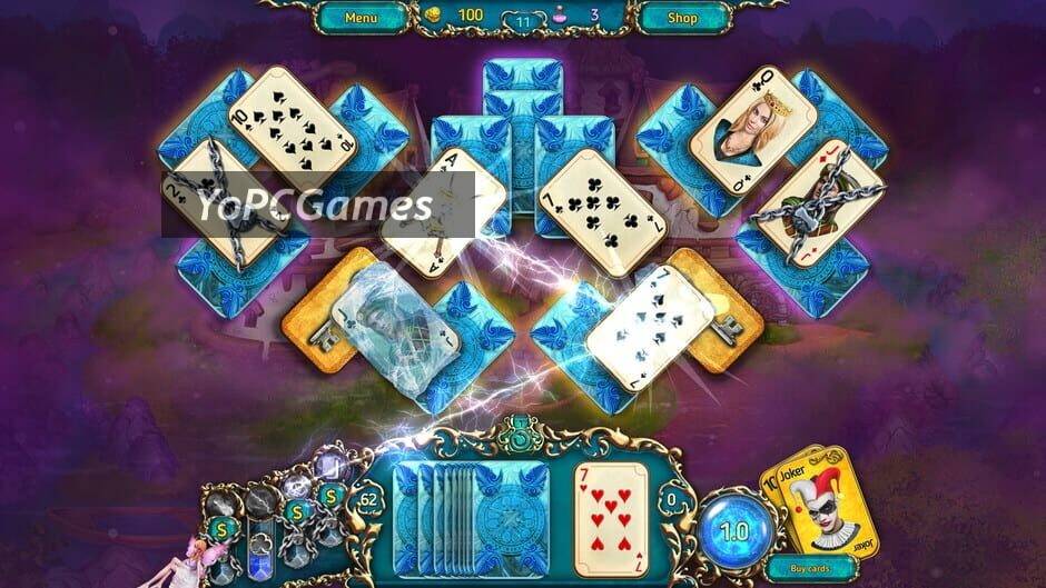 dreamland solitaire: dark prophecy screenshot 3