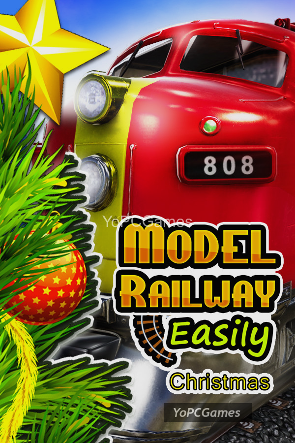 model railway easily christmas poster