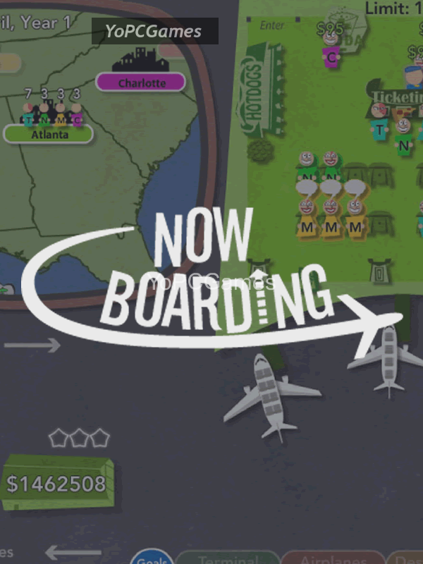 now boarding poster
