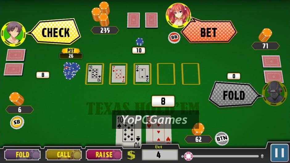 poker pretty girls battle: texas hold