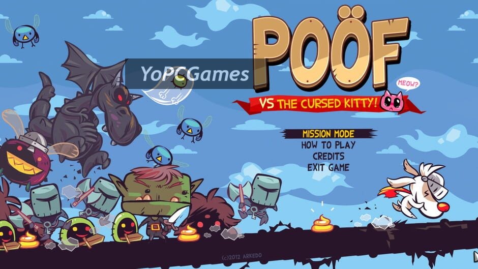 poöf vs the cursed kitty screenshot 2