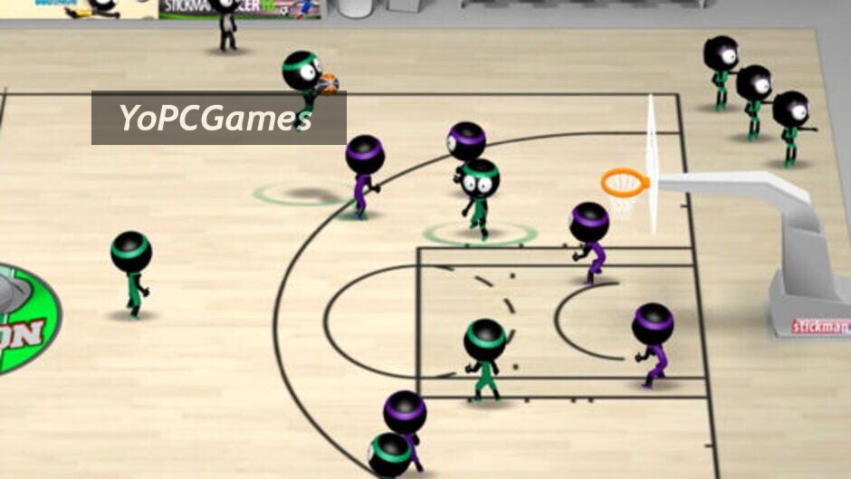 stickman basketball 2017 screenshot 1