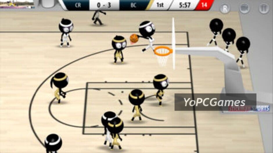 stickman basketball 2017 screenshot 5