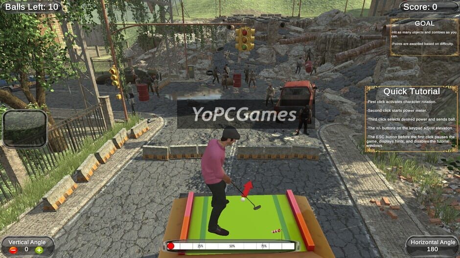 zombie golf screenshot 1