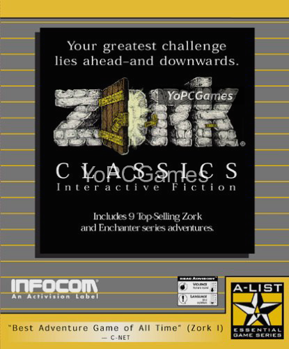 zork classics: interactive fiction game
