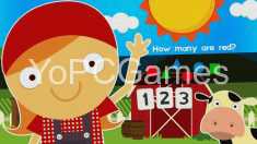 123 animal preschool games for kids poster