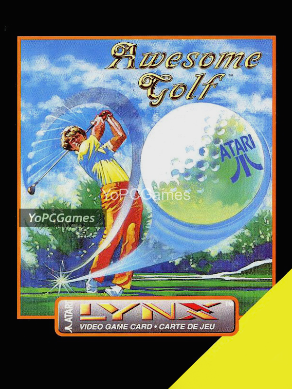 awesome golf poster
