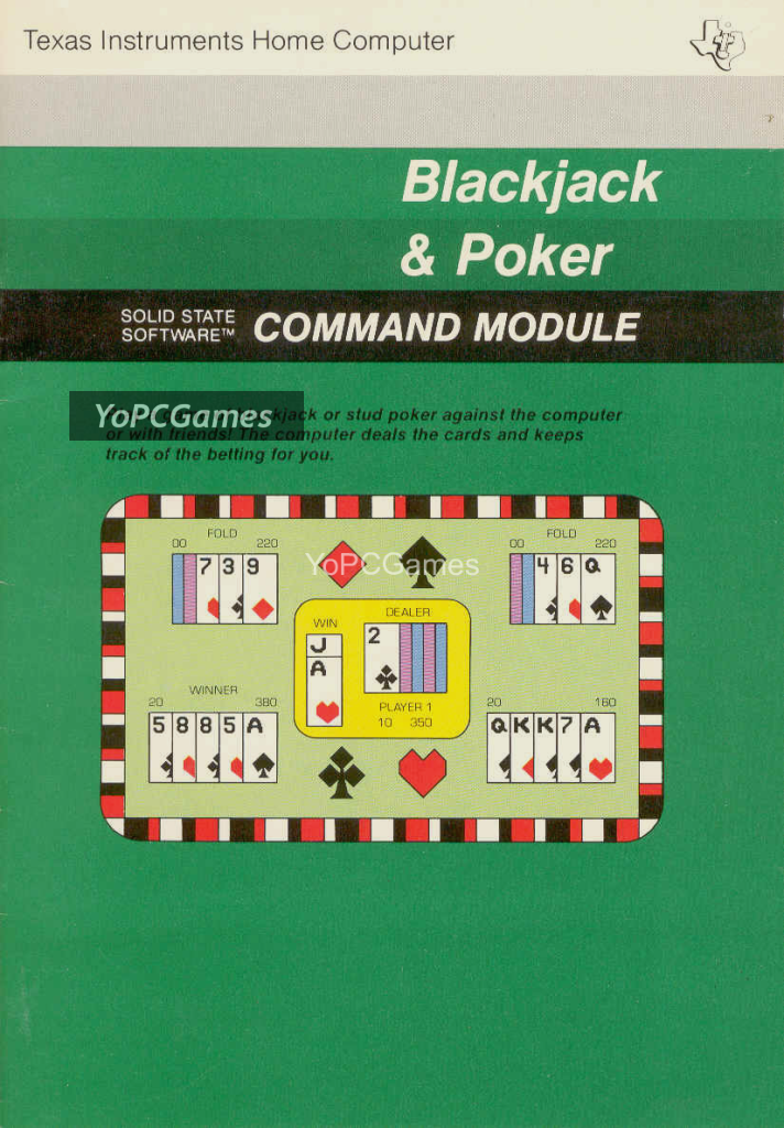 blackjack and poker pc