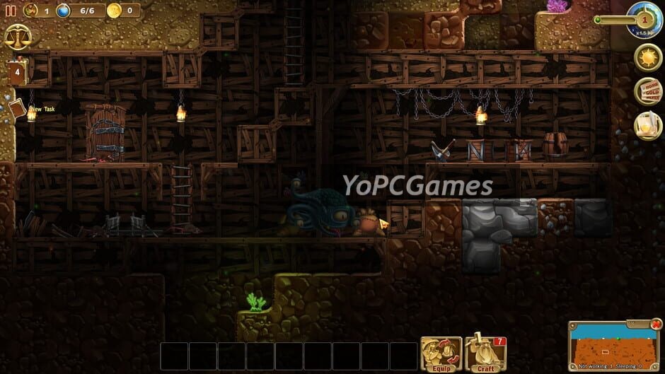craft the world: abandoned mines screenshot 1