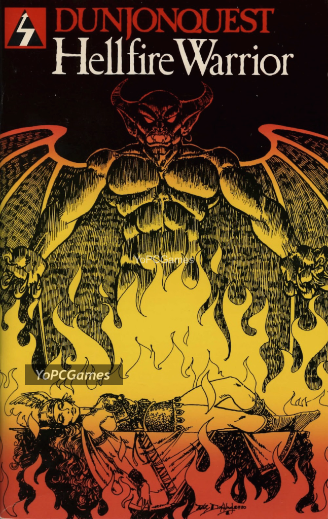 dunjonquest: hellfire warrior poster
