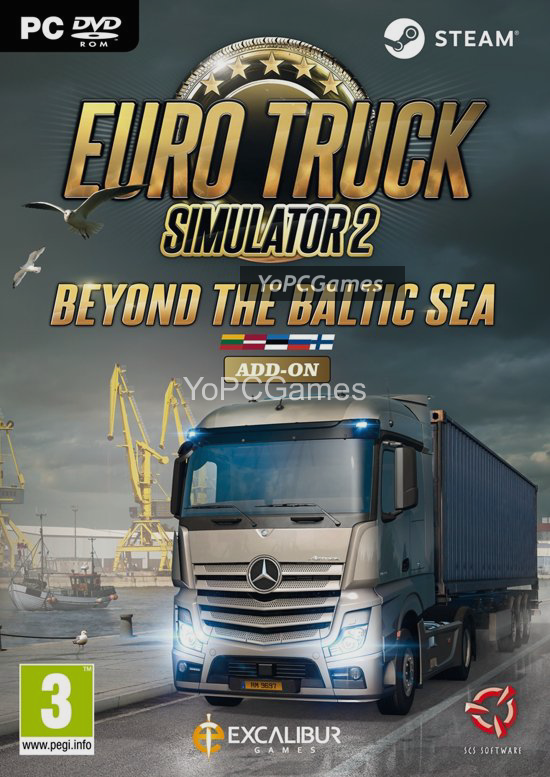 euro truck simulator 2: beyond the baltic sea poster