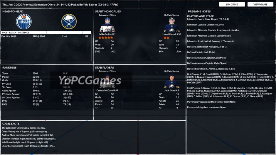 franchise hockey manager 7 screenshot 1