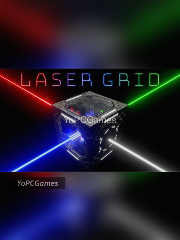 laser grid poster
