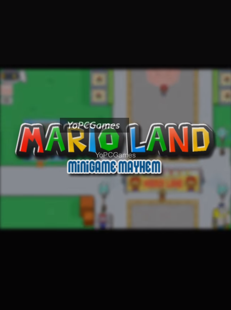 mario land: minigame mayhem poster