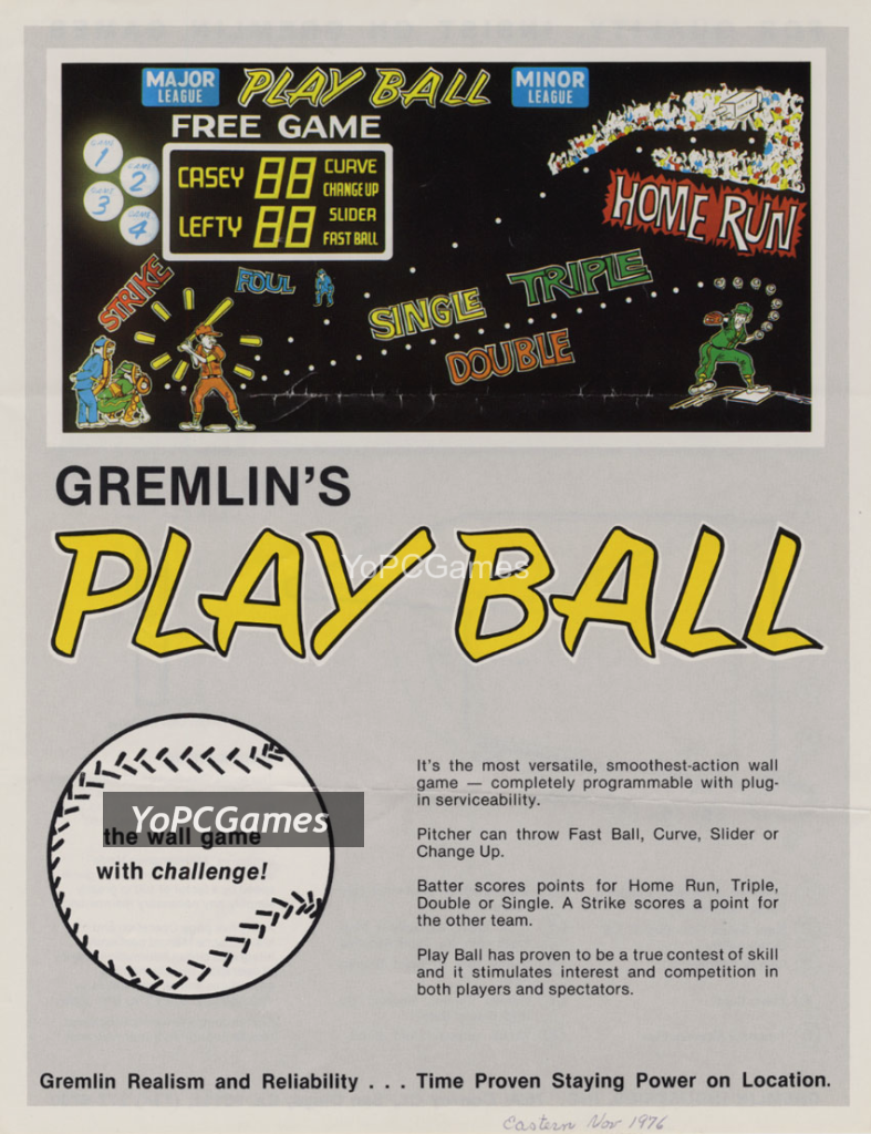 play ball poster