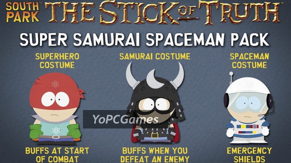 south park: the stick of truth - super samurai spaceman pack screenshot 1