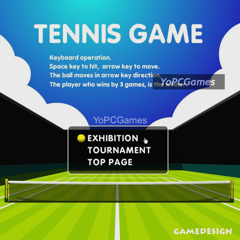 tennis game pc game