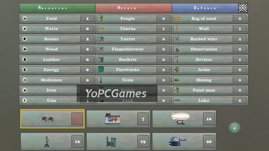 zombie defense shelter screenshot 3