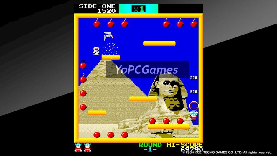 arcade archives: bomb jack screenshot 2