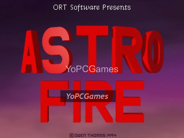 astro fire poster