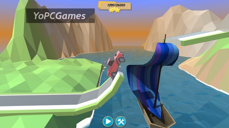 bridge builder racer screenshot 2