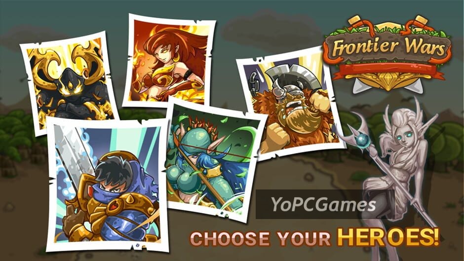 frontier wars: defense heroes screenshot 1