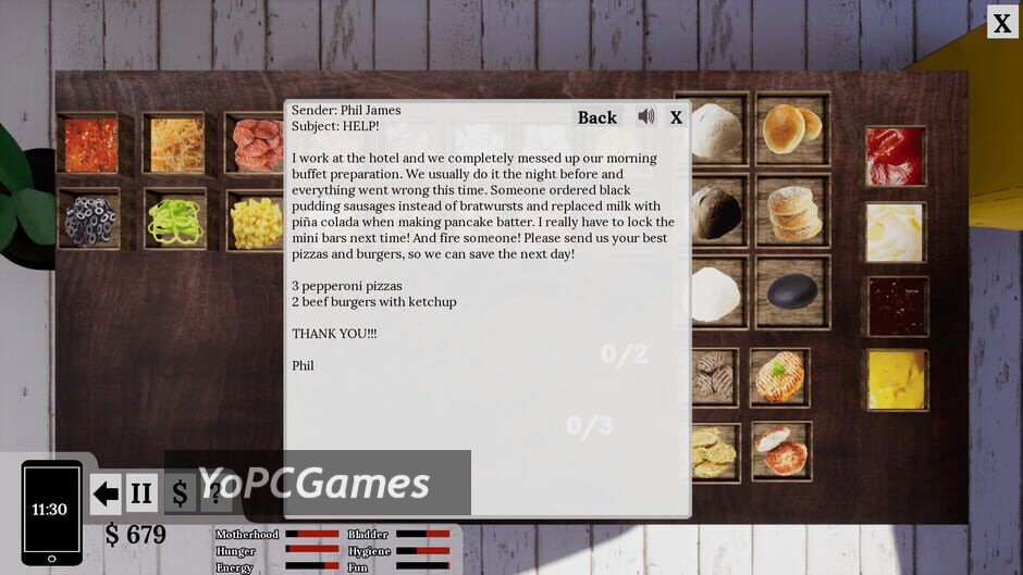 mompreneur: pizza cooking life sim screenshot 2