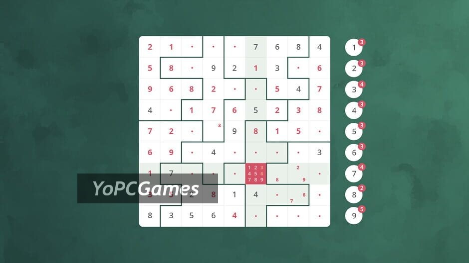 sudoku jigsaw screenshot 2