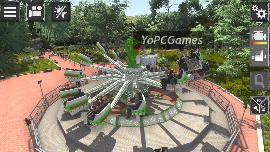 Amusement Park Simulator: Roller Coaster Paradise Screenshot 1