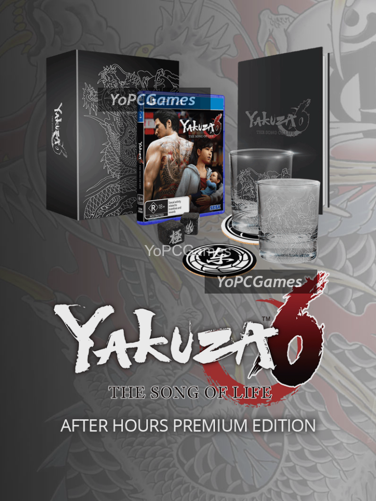 yakuza 6: the song of life - after hours premium edition poster