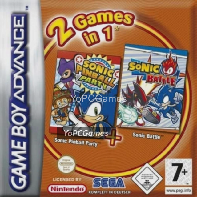 2 games in 1: sonic pinball party + sonic battle pc