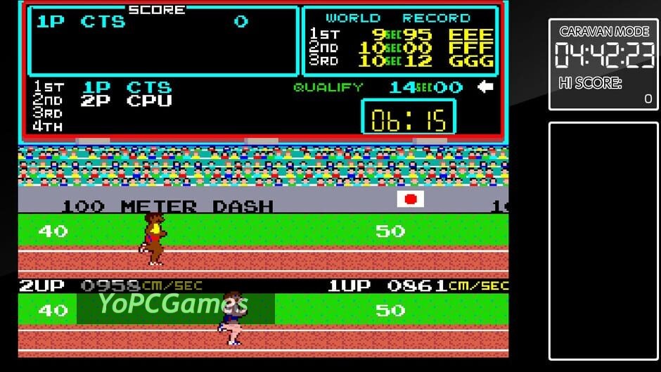 arcade archives: track & field screenshot 4