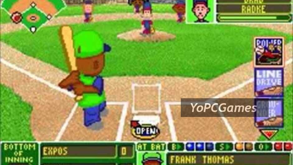 backyard baseball (gba) screenshot 1