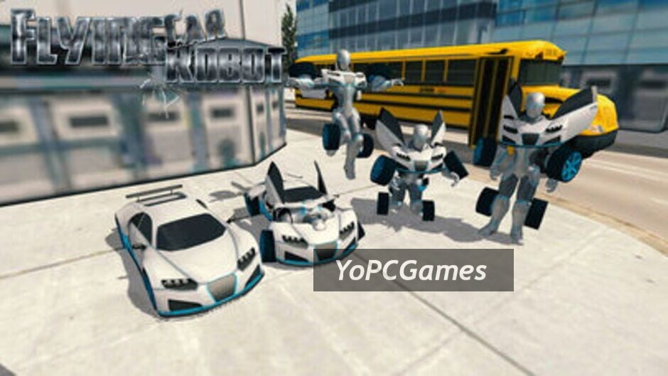 flying car robot flight drive simulator game 2017 screenshot 2