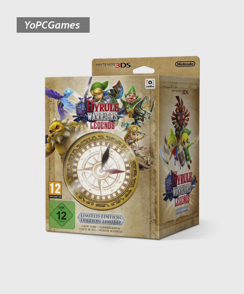hyrule warriors: legends - limited edition cover