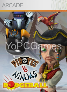 pirates vs. ninjas dodgeball poster