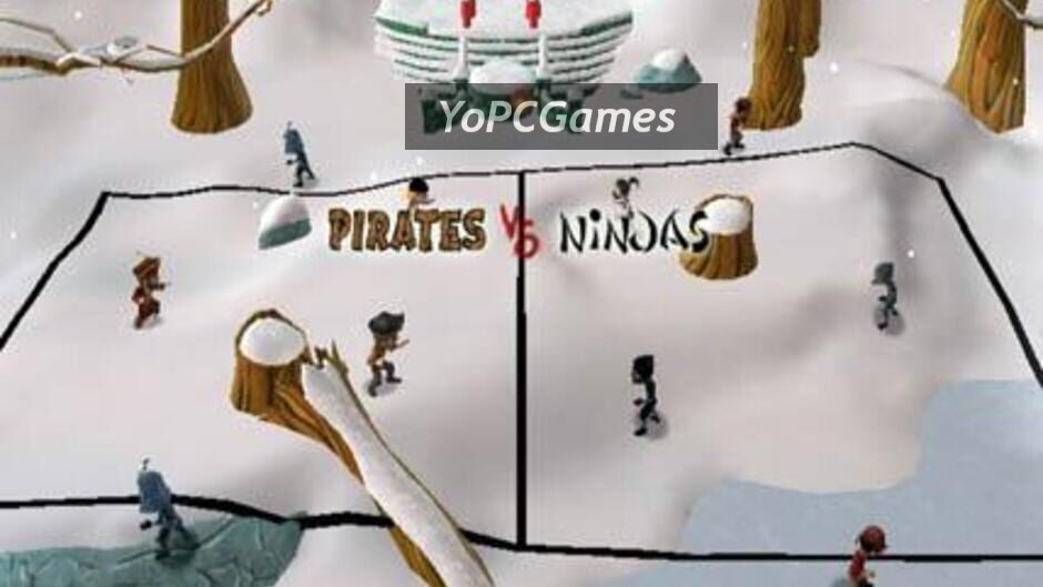 pirates vs. ninjas dodgeball screenshot 1