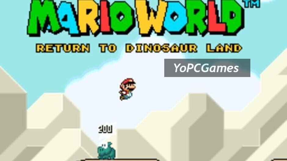 super mario world: return to dinosaur land screenshot 1