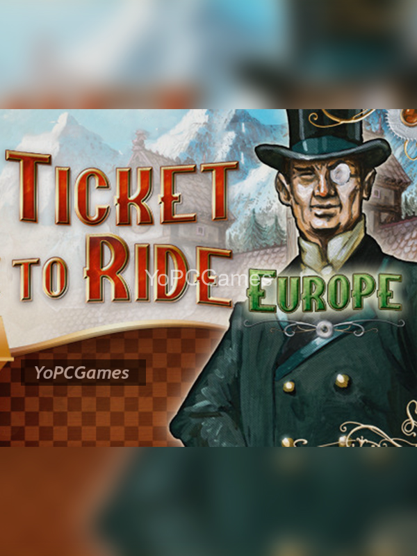 ticket to ride: europe poster