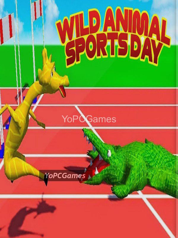 wild animal sports day poster