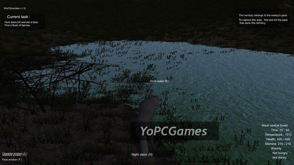wolf simulator screenshot 5