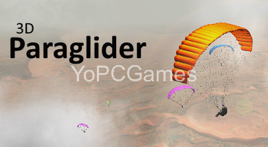 3d paraglider poster