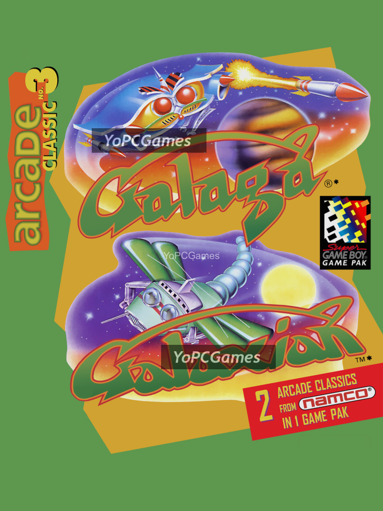 arcade classic no. 3: galaga/galaxian cover